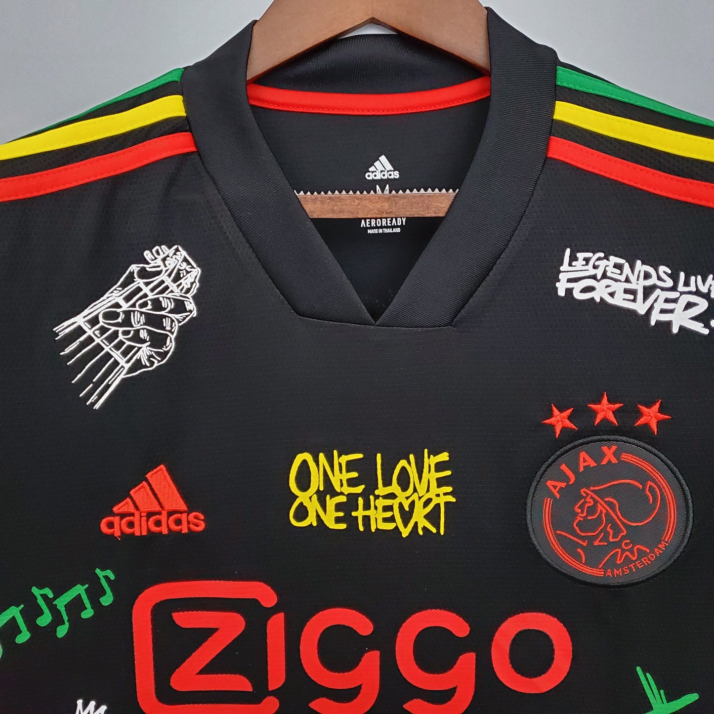 Camiseta Clásica AFC Ajax Visitante Versión Partido  2021-22