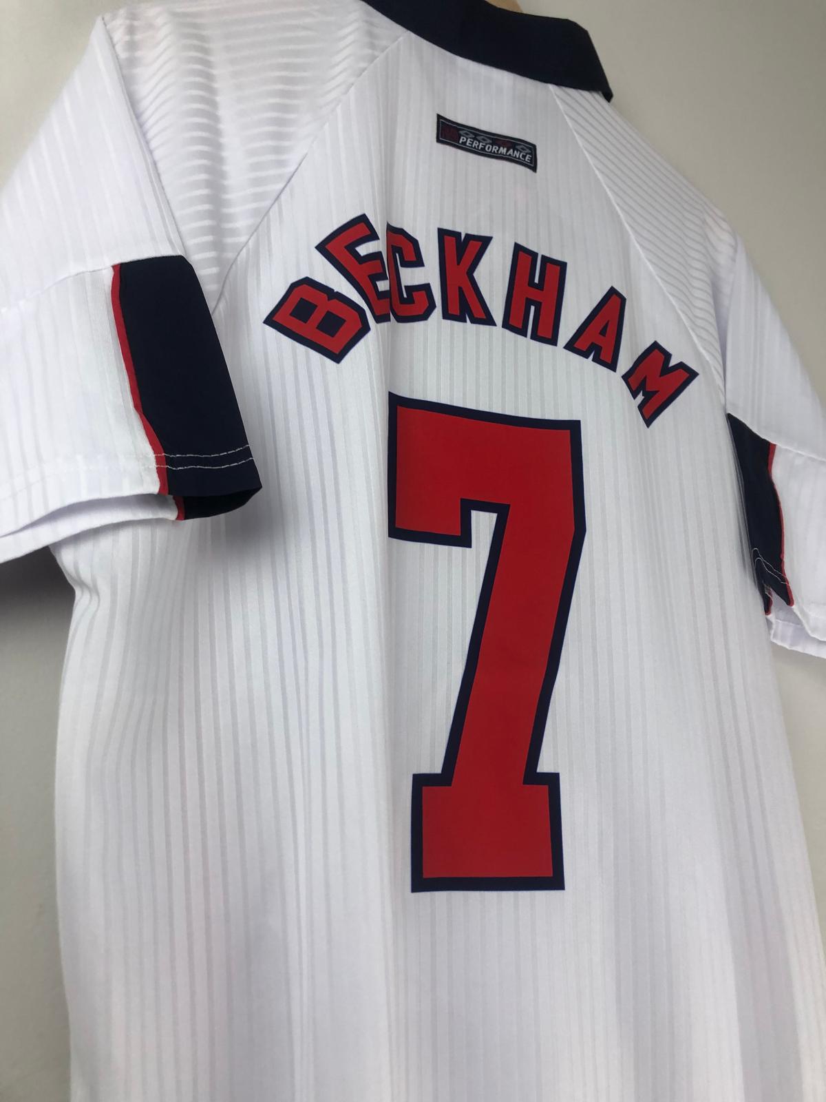 Camiseta Clásica Beckham Inglaterra 1998