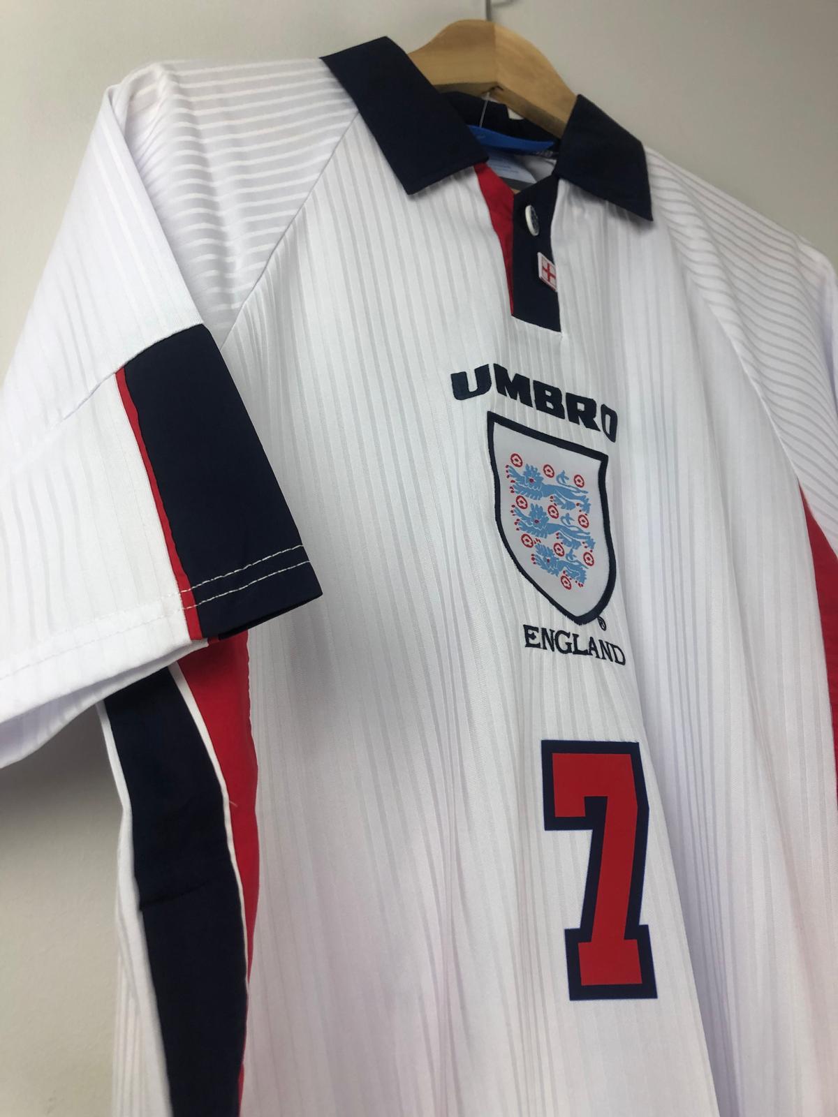 Camiseta Clásica Beckham Inglaterra 1998