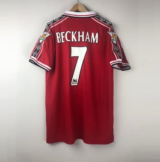 Camiseta Clásica Beckham Manchester United FC 1998-99