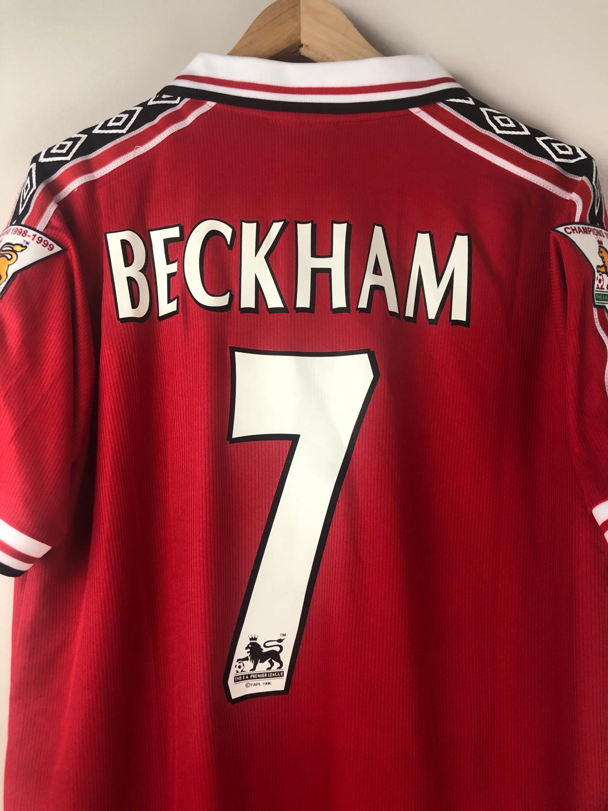 Camiseta Clásica Beckham Manchester United FC 1998-99