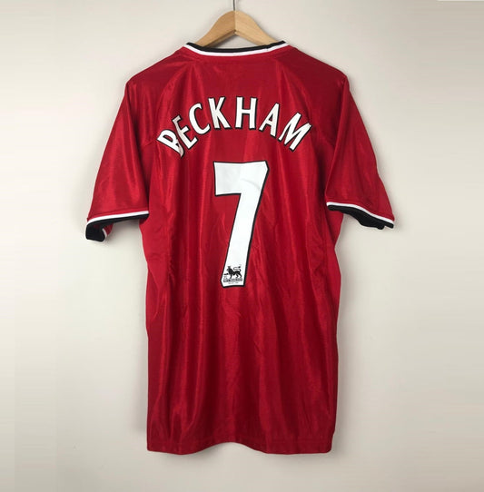 Camiseta Clásica Beckham Manchester United FC 2000-01