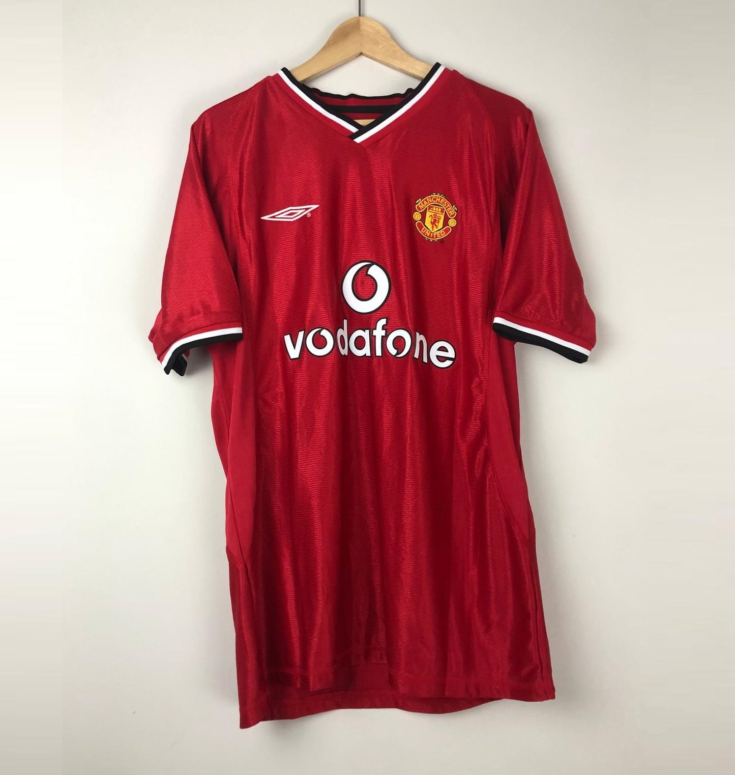 Camiseta Clásica Beckham Manchester United FC 2000-01