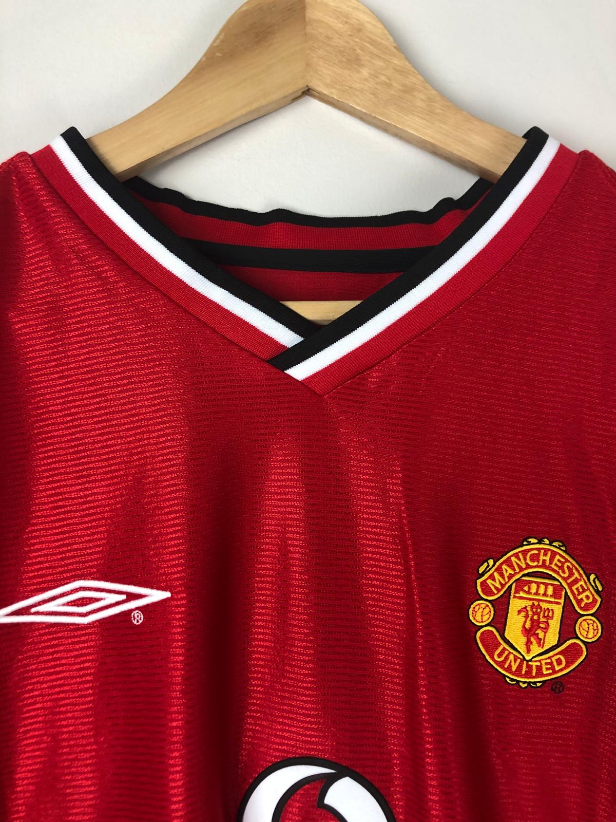 Camiseta Clásica Beckham Manchester United FC 2000-01