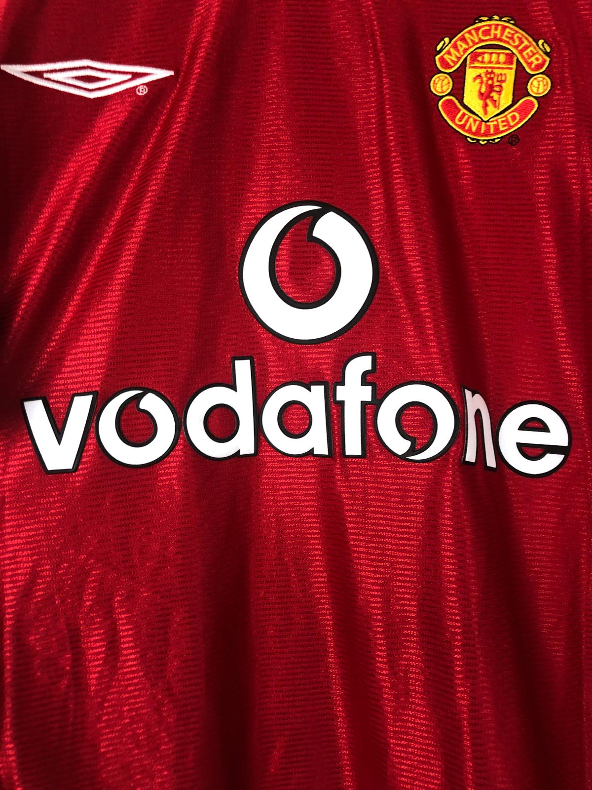 Camiseta Clásica Beckham Manchester United FC 2000-01