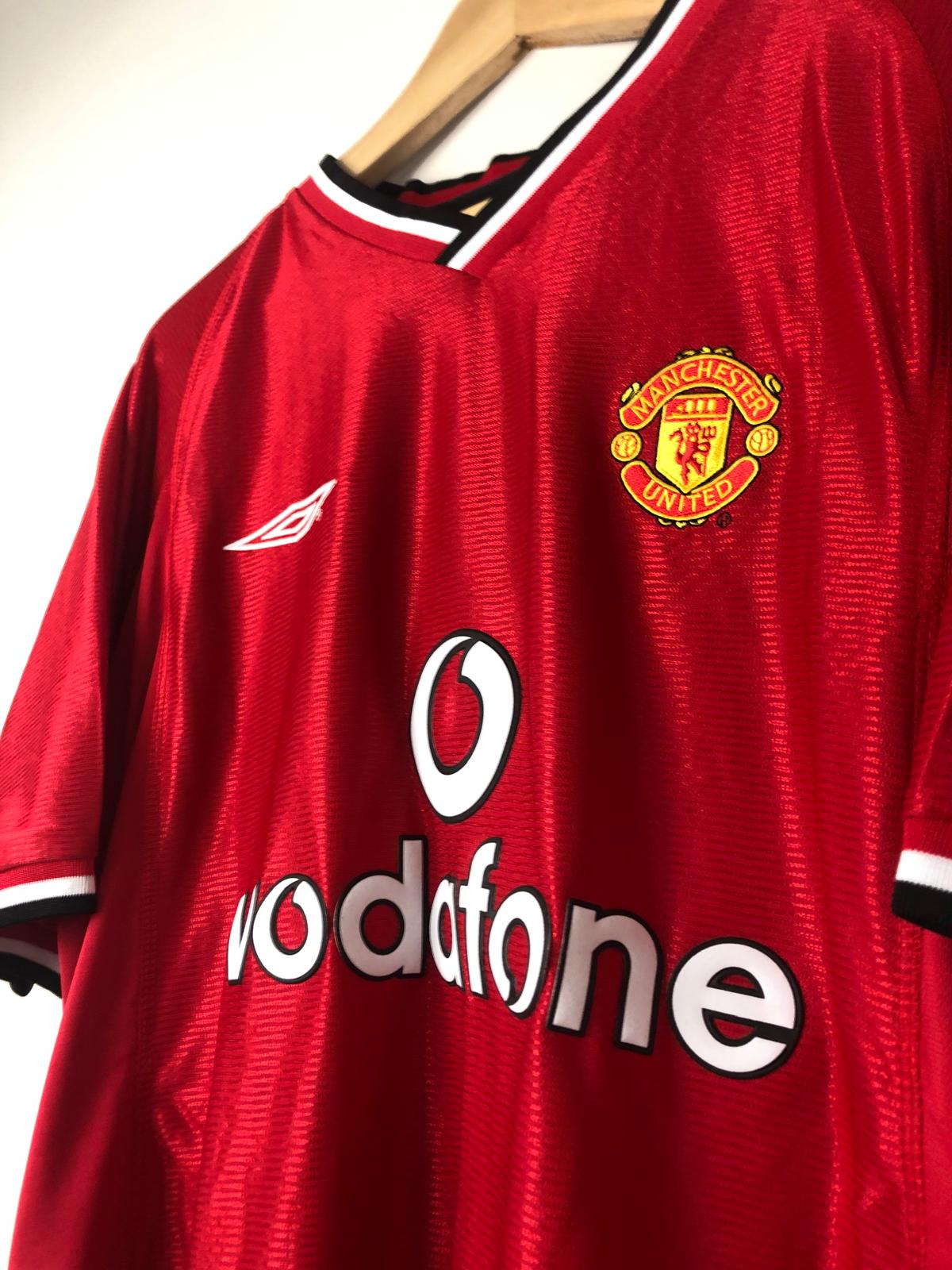 Camiseta Clásica Beckham Manchester United FC 2000-01