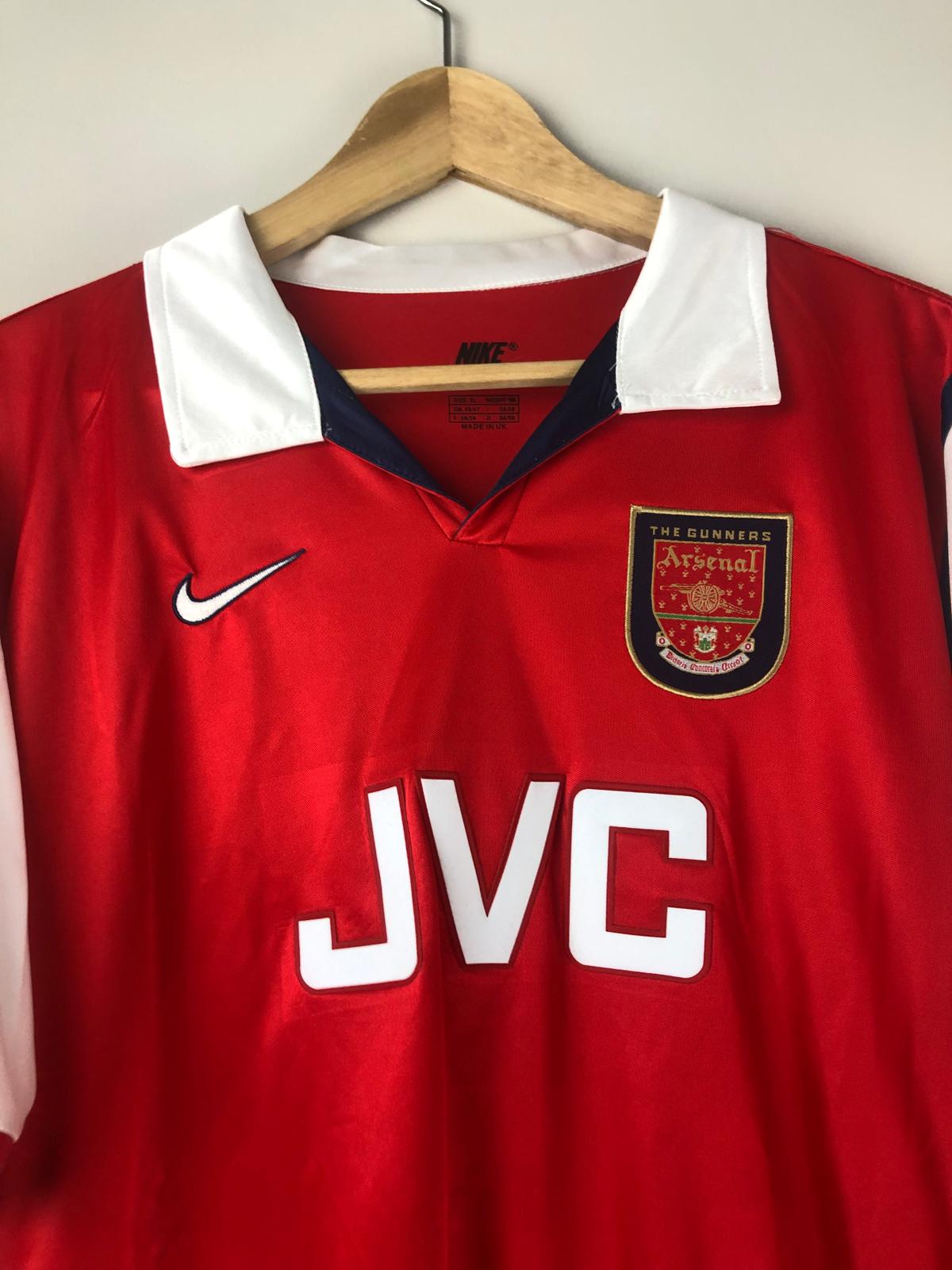 Camiseta Clásica Bergkamp Arsenal FC 1998-99