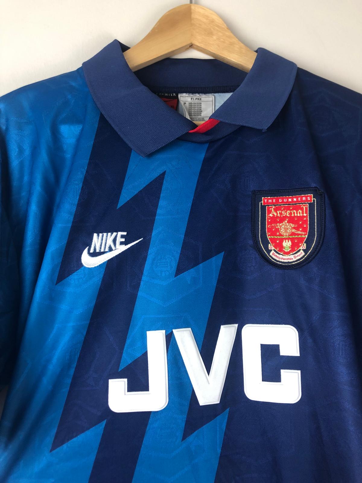 Camiseta Clásica Bergkamp Arsenal FC Visitante 1995-96