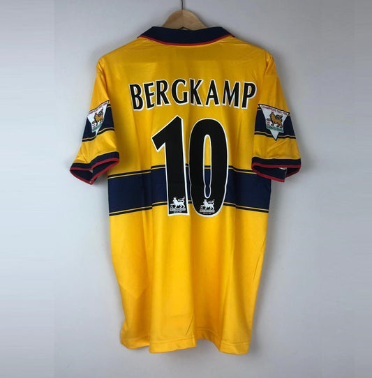 Camiseta Clásica Bergkamp Arsenal FC Visitante 1998-99
