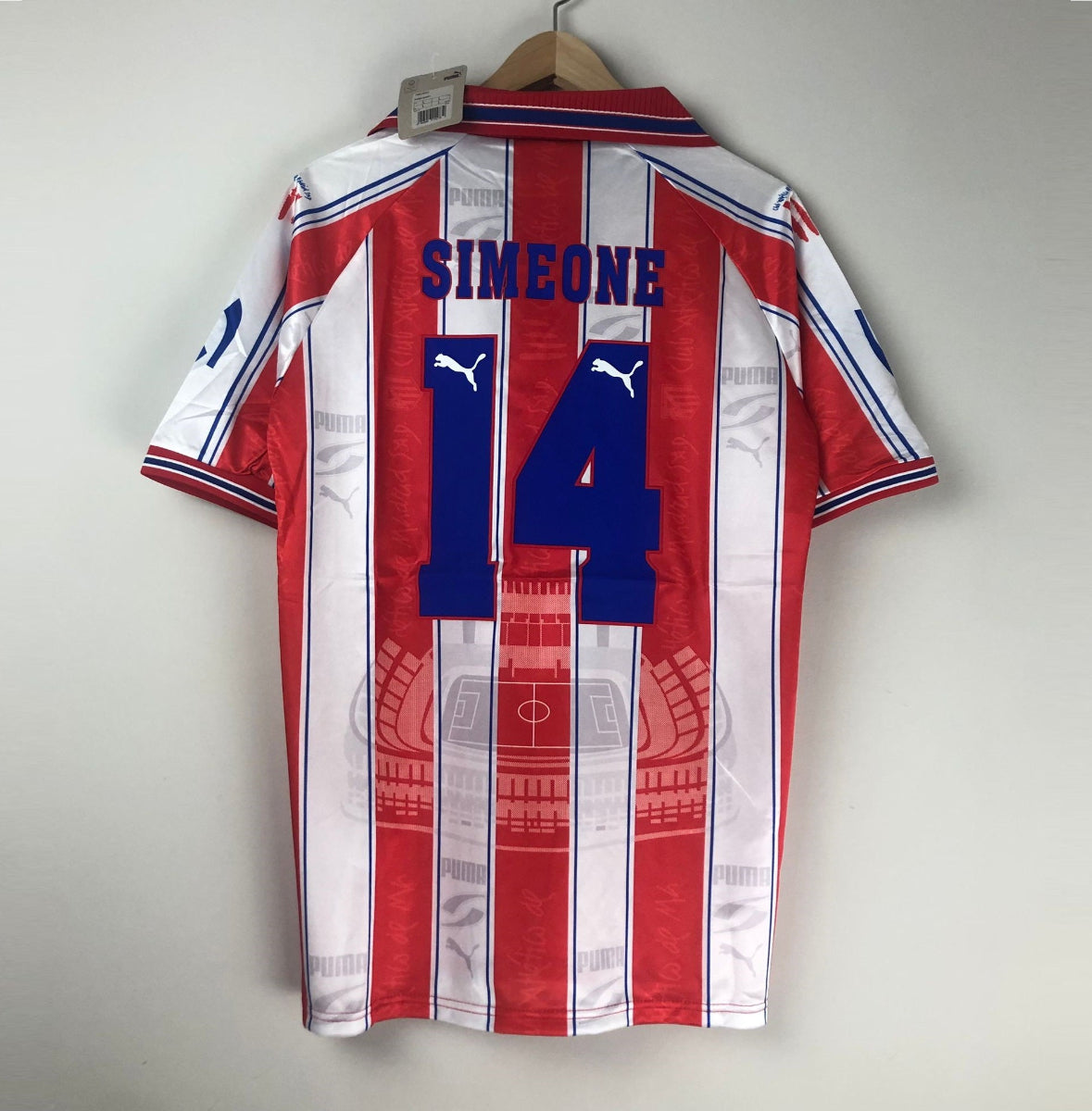 Camiseta Clásica Cholo Simeone Atlético de Madrid 1996