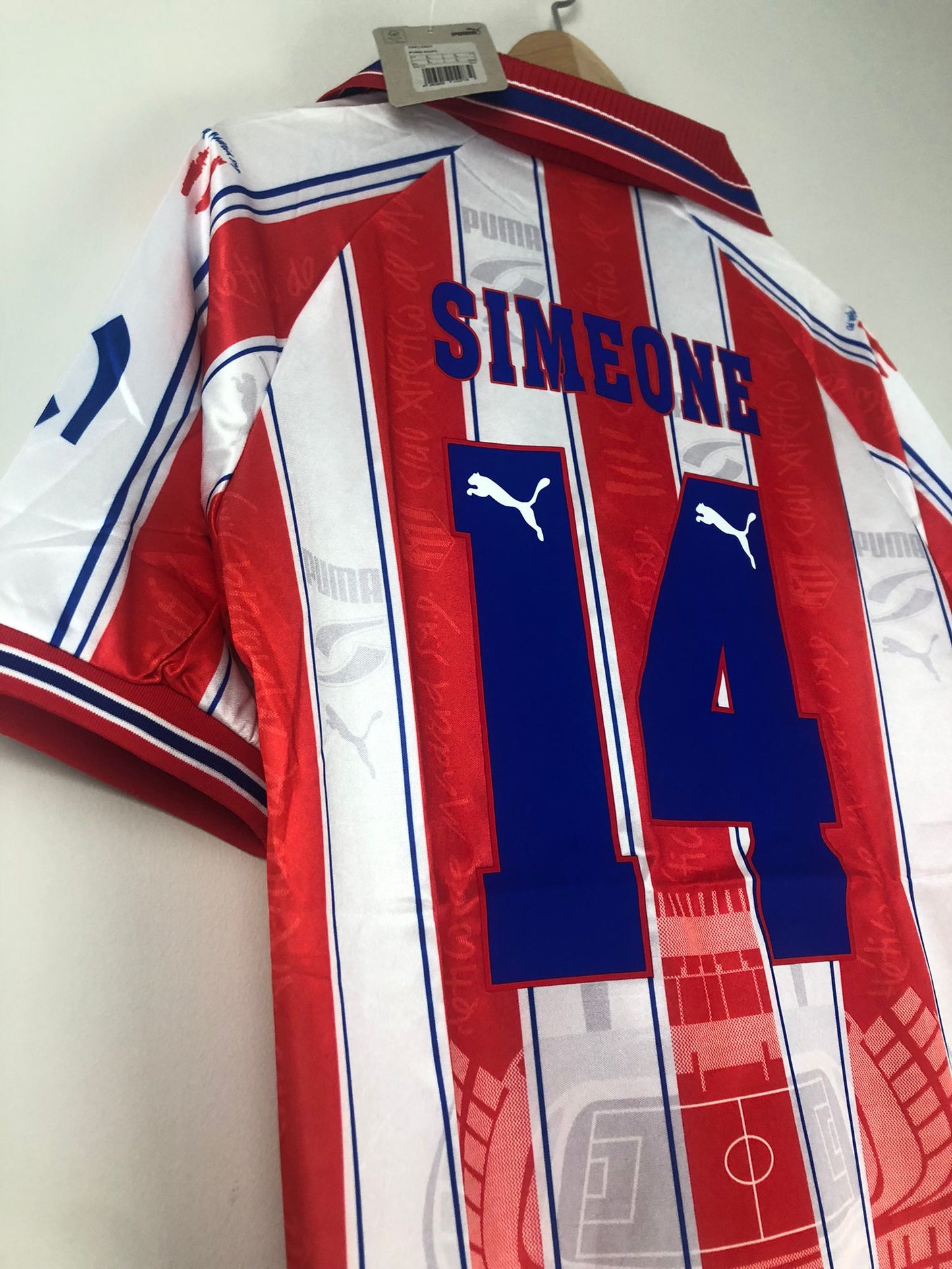 Camiseta Clásica Cholo Simeone Atlético de Madrid 1996