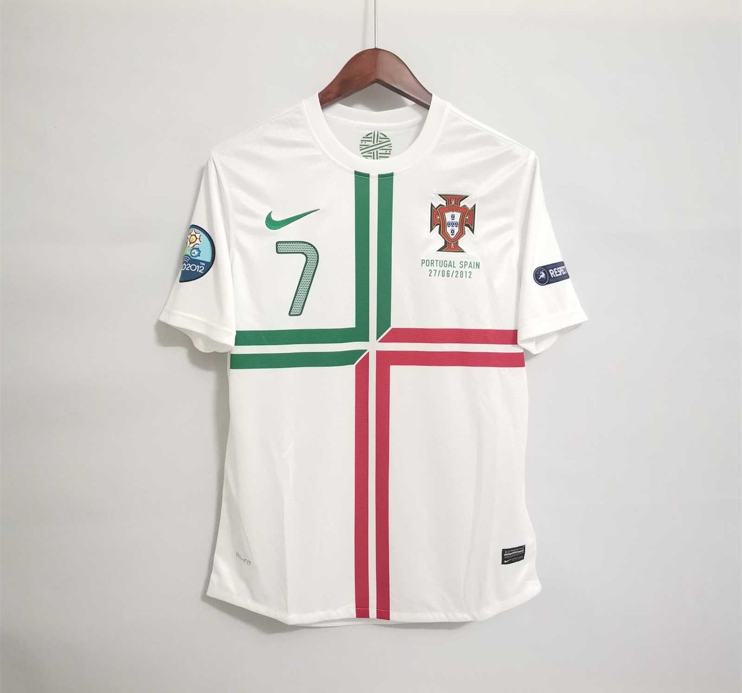 Camiseta Clásica Crisitiano Portugal Visitante 2012