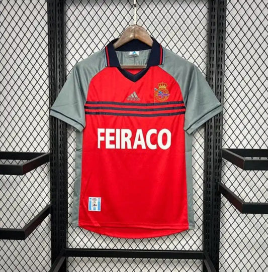 Camiseta Clásica Deportivo de La Coruña Visitante 1998-99