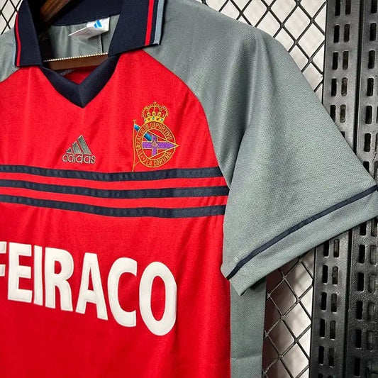 Camiseta Clásica Deportivo de La Coruña Visitante 1998-99