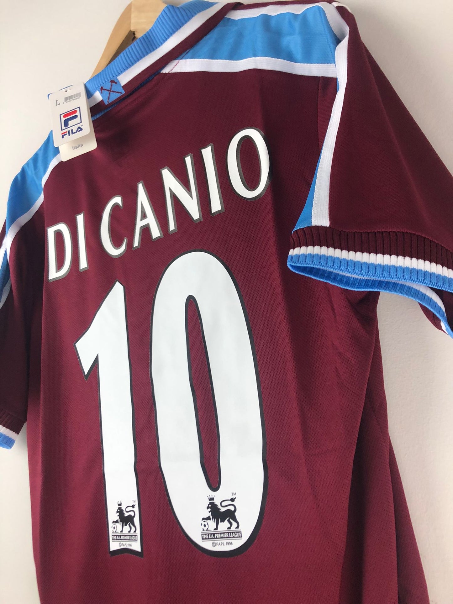 Camiseta Clásica Di Canio West Ham United FC 1999-01