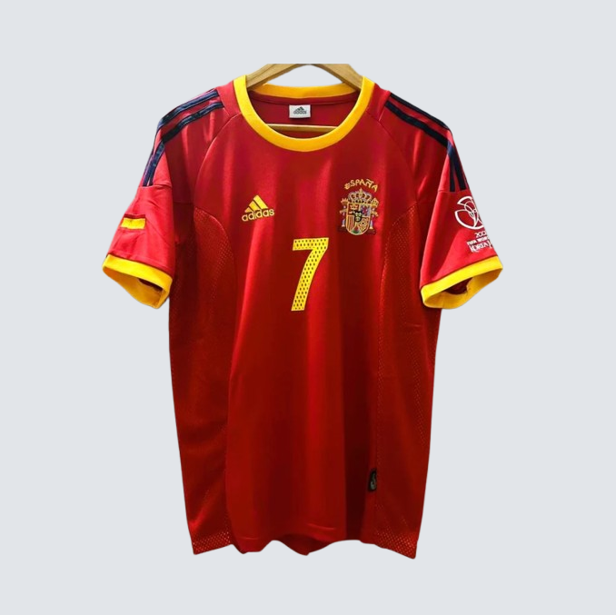 Spain 2002-04 Raúl González Classic Jersey