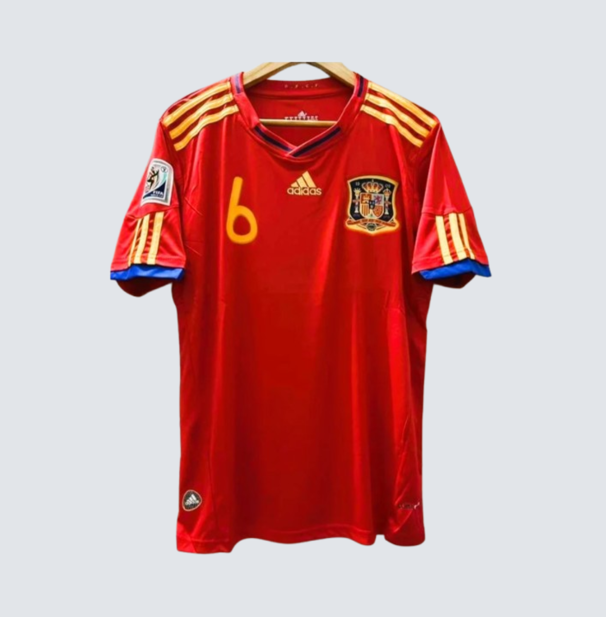 Spain 2010-11 Andrés Iniesta Classic Jersey