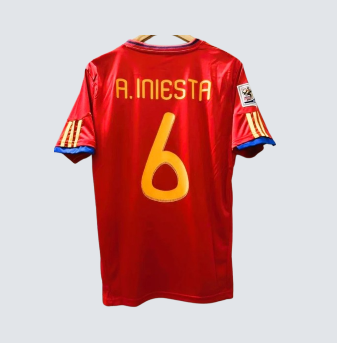 Spain 2010-11 Andrés Iniesta Classic Jersey