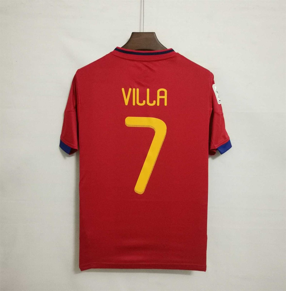 Spain 2010-11 David Villa Classic Shirt