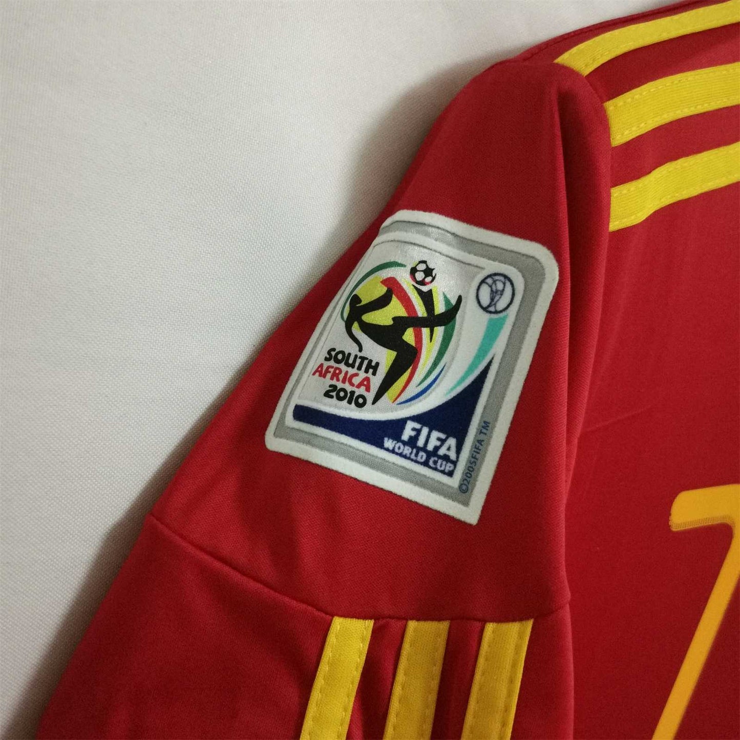 Spain 2010-11 David Villa Classic Shirt