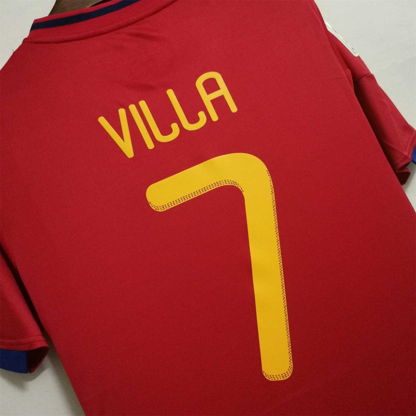 Spain 2010-11 David Villa Classic Shirt