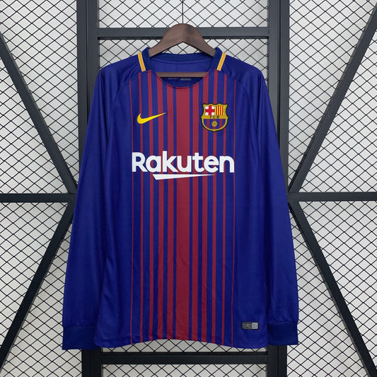 Camiseta Clásica FC Barcelona Manga Larga 2017-18