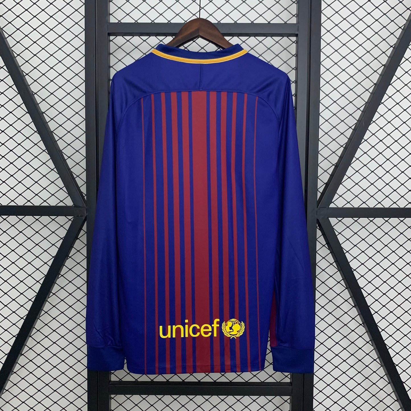 Camiseta Clásica FC Barcelona Manga Larga 2017-18