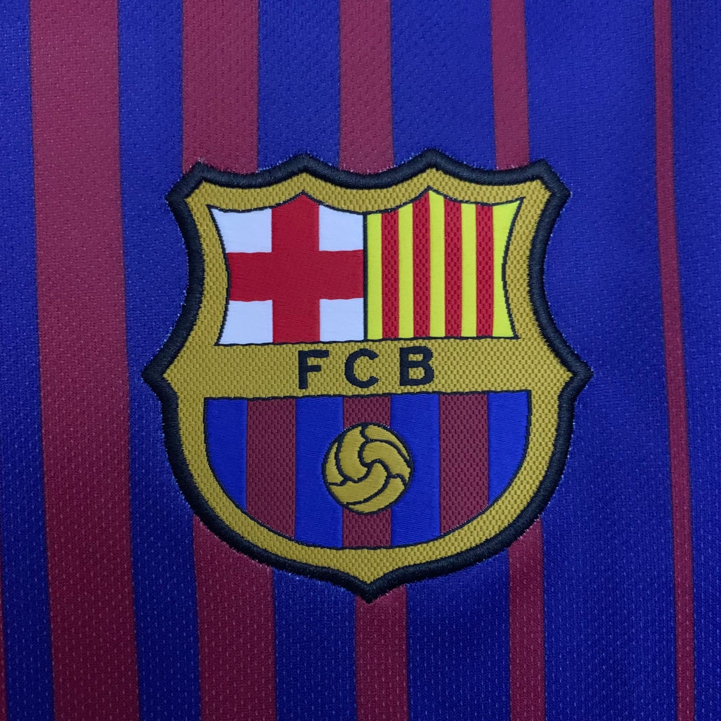 Camiseta Clásica FC Barcelona Manga Larga 2017-18