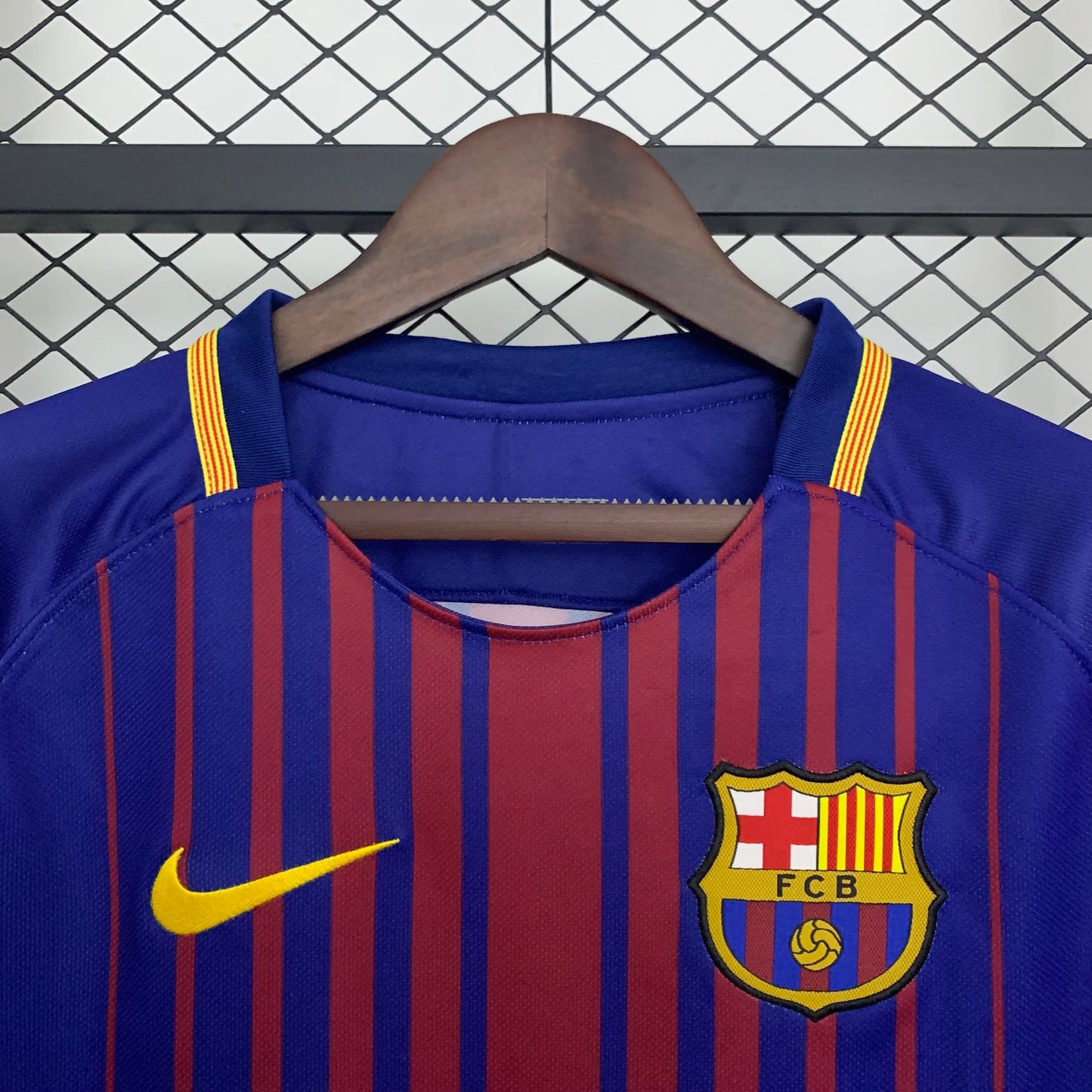 Camiseta Clásica FC Barcelona Manga Larga 2017-18
