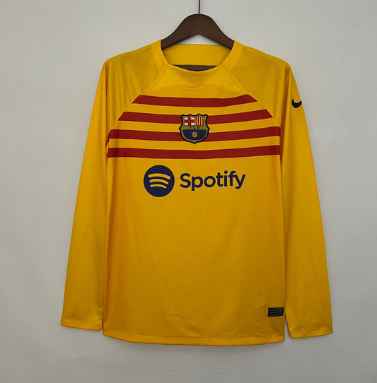 Camiseta Clásica FC Barcelona Visitante (4ª) Manga Laraga 2023-24
