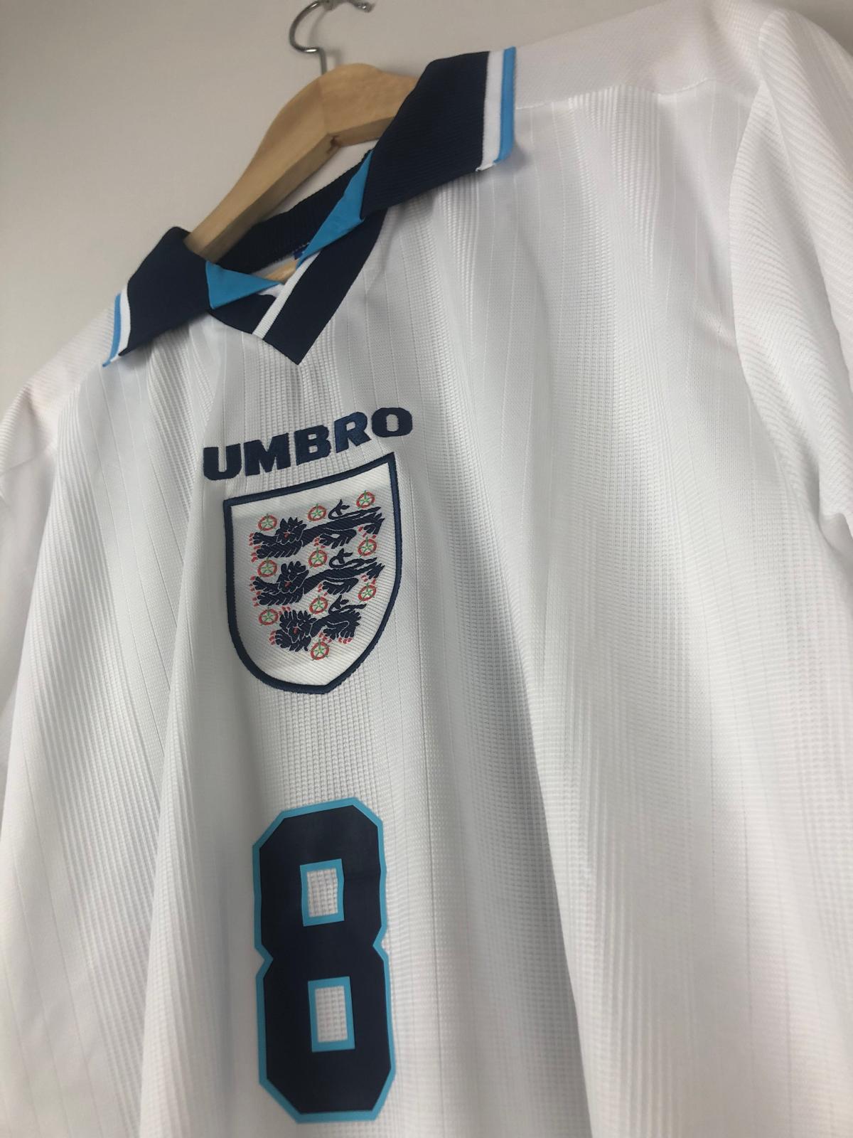 Camiseta Clásica Gascoigne Inglaterra 1996