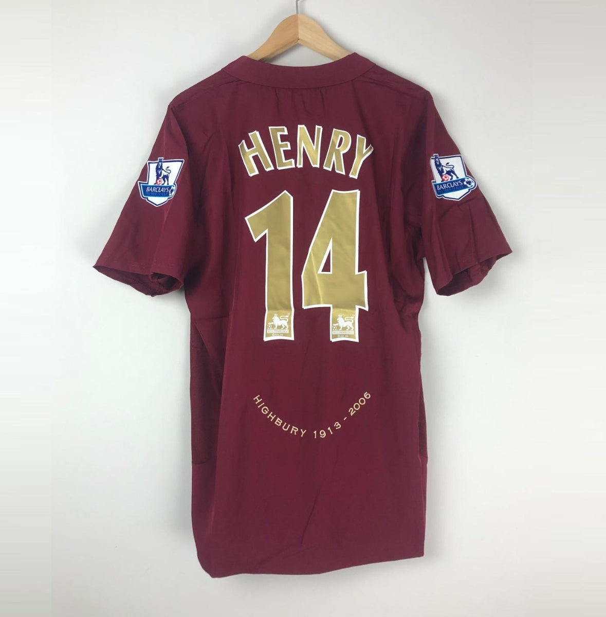 Camiseta Clásica Henry Arsenal FC Visitante 2005-06