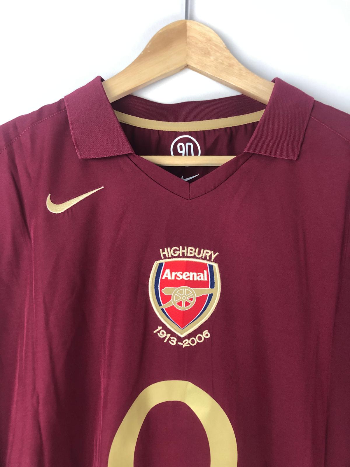 Camiseta Clásica Henry Arsenal FC Visitante 2005-06