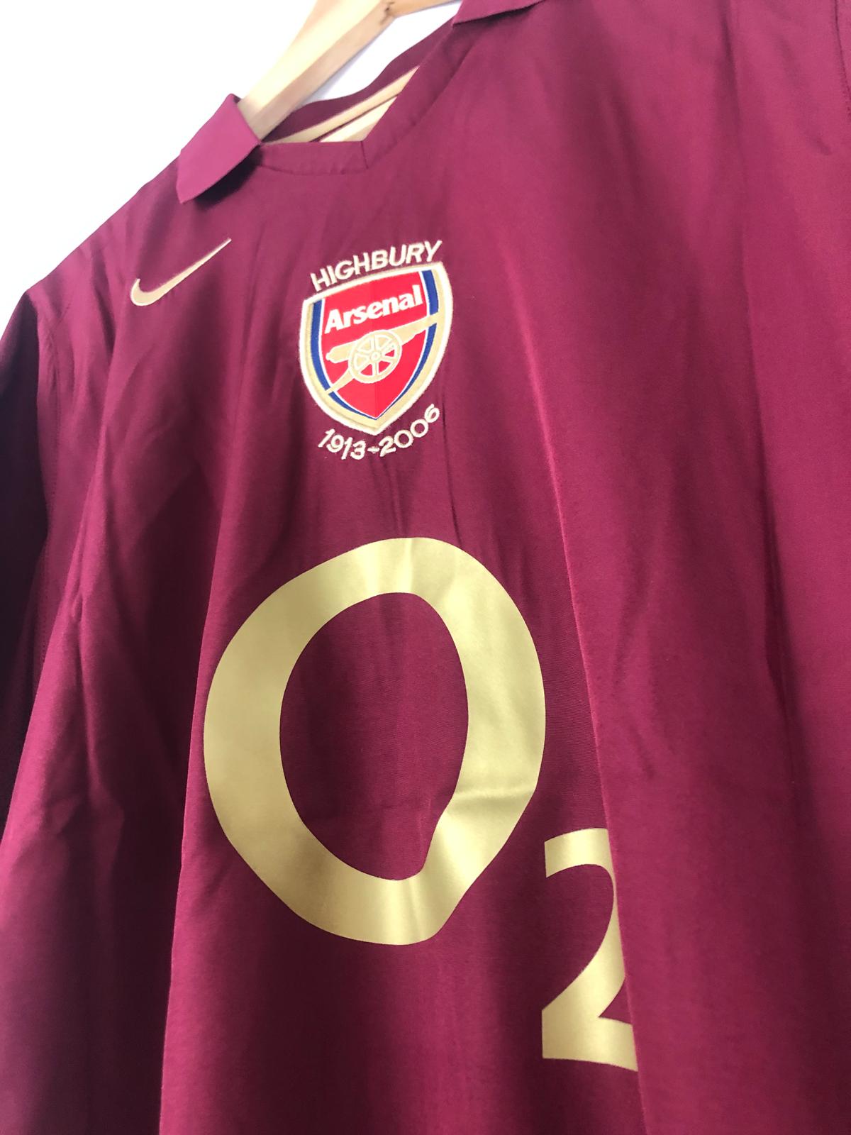 Camiseta Clásica Henry Arsenal FC Visitante 2005-06