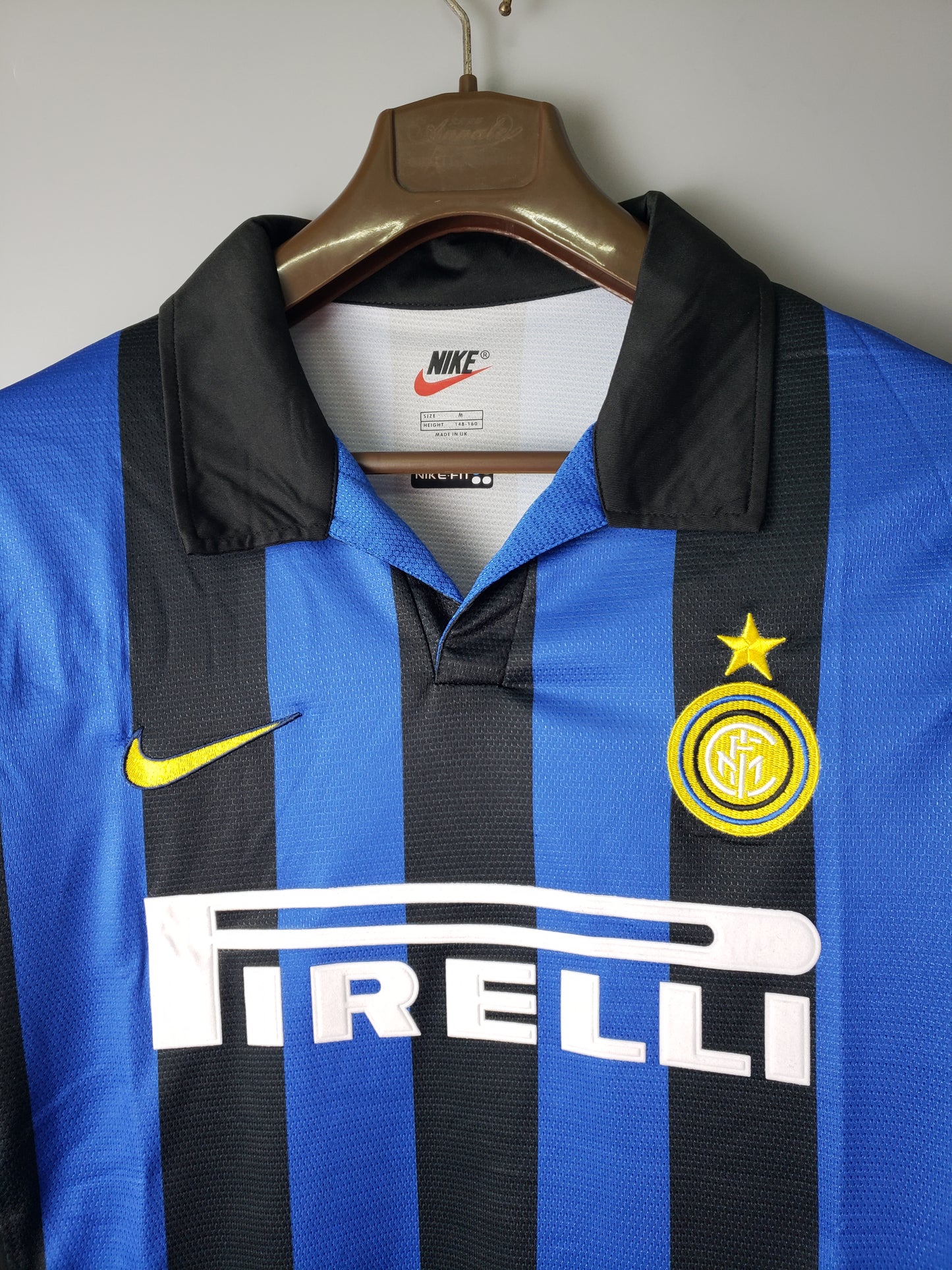 Camiseta Clásica Inter Milán Manga Larga 1998-99