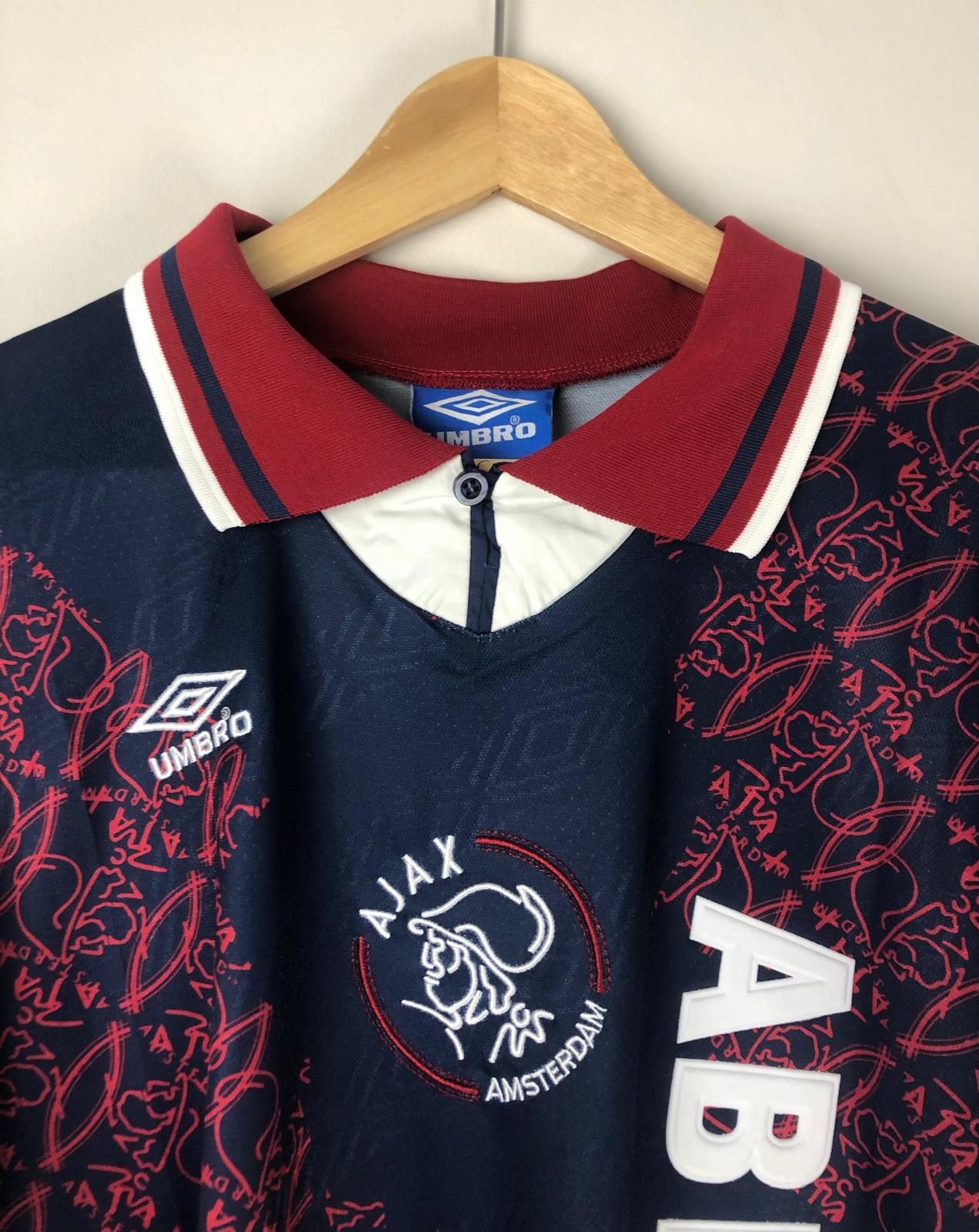 Camiseta Clásica Kluivert AFC Ajax Visitante 1994-95