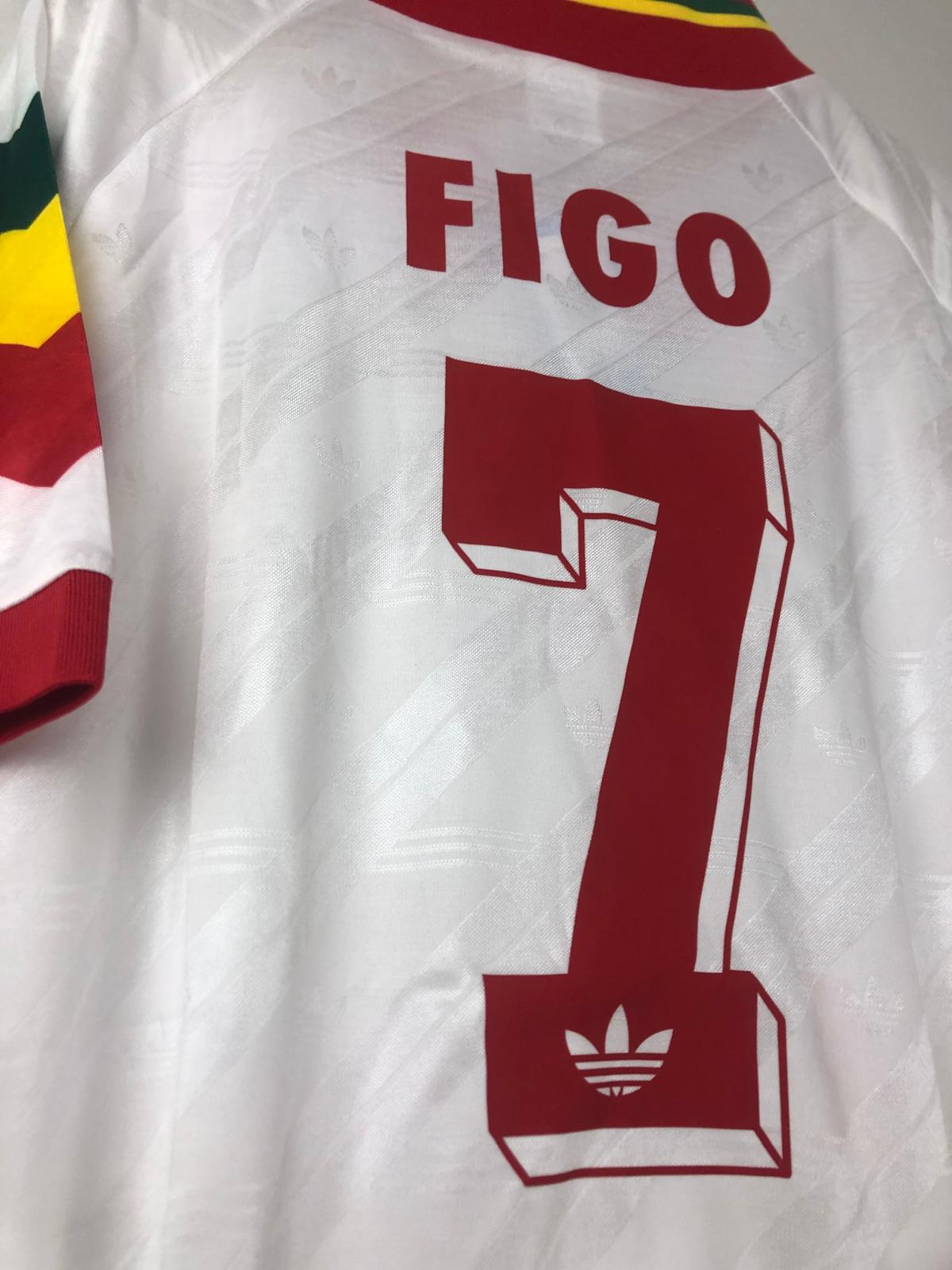 Camiseta Clásica Luis Figo Portugal Visitante 1992-94