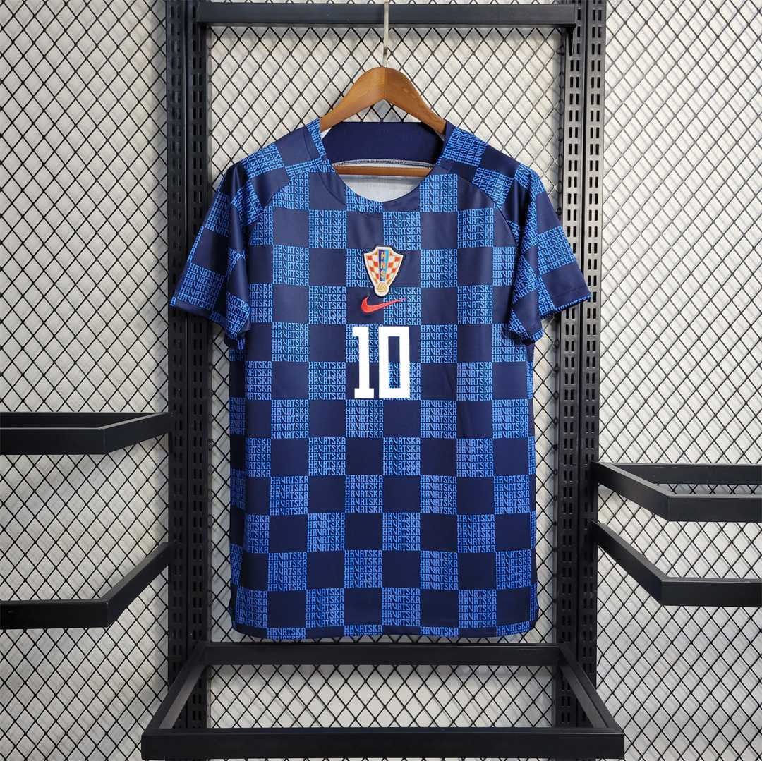 Camiseta Clásica Luka Modrić Croacia Entrenamiento 2022