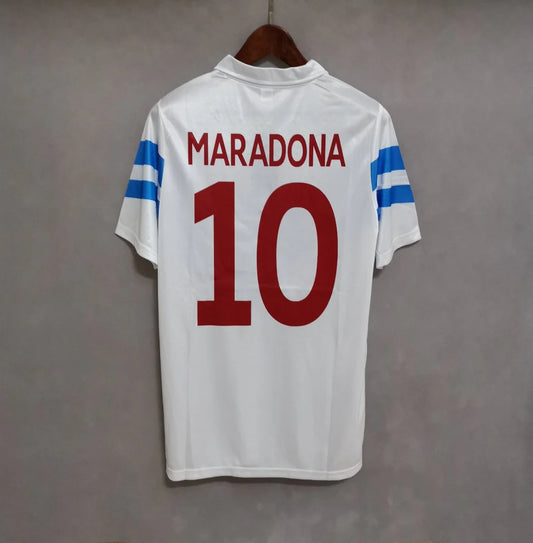 Camiseta Clásica Maradona SSC Nápoles Visitante 1988-89
