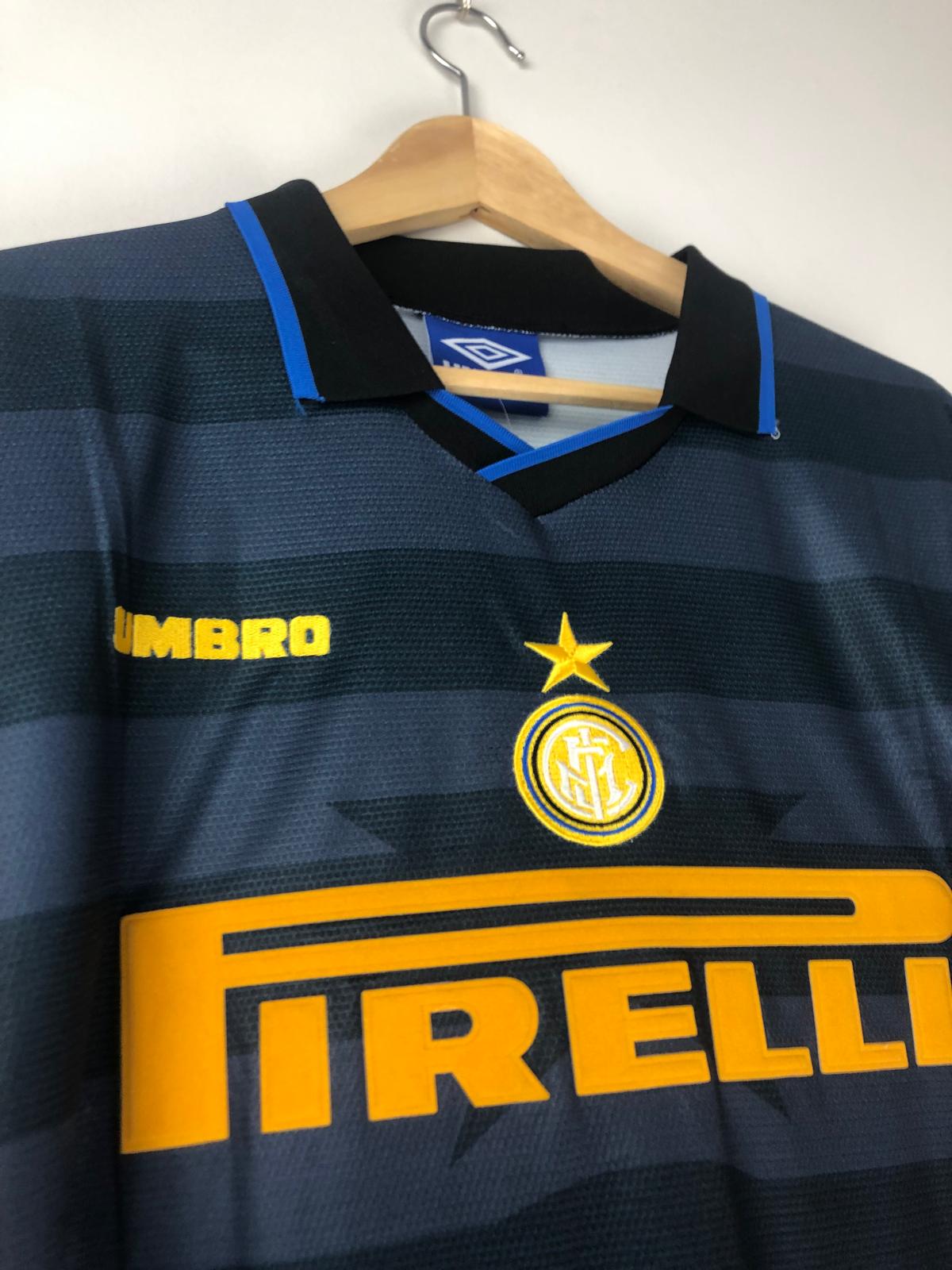 Camiseta Clásica Ronaldo Inter Milán Visitante 1997-98