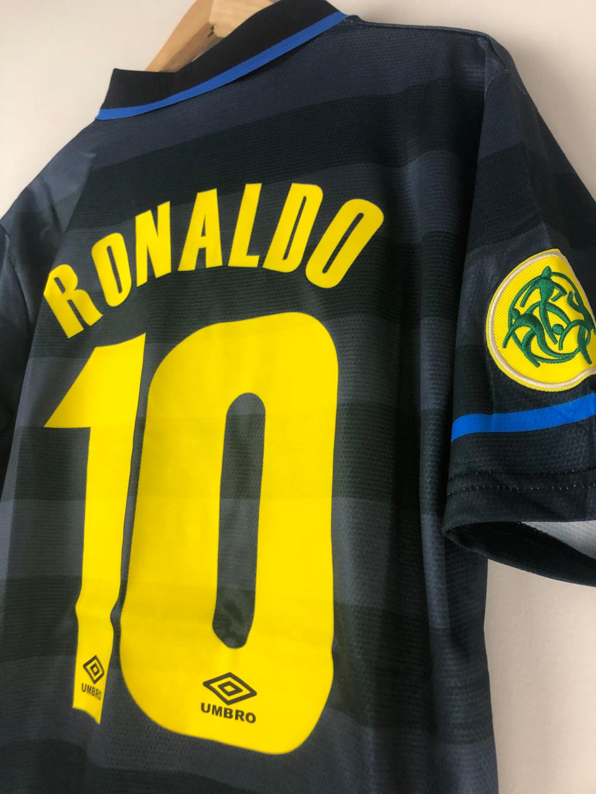 Camiseta Clásica Ronaldo Inter Milán Visitante 1997-98