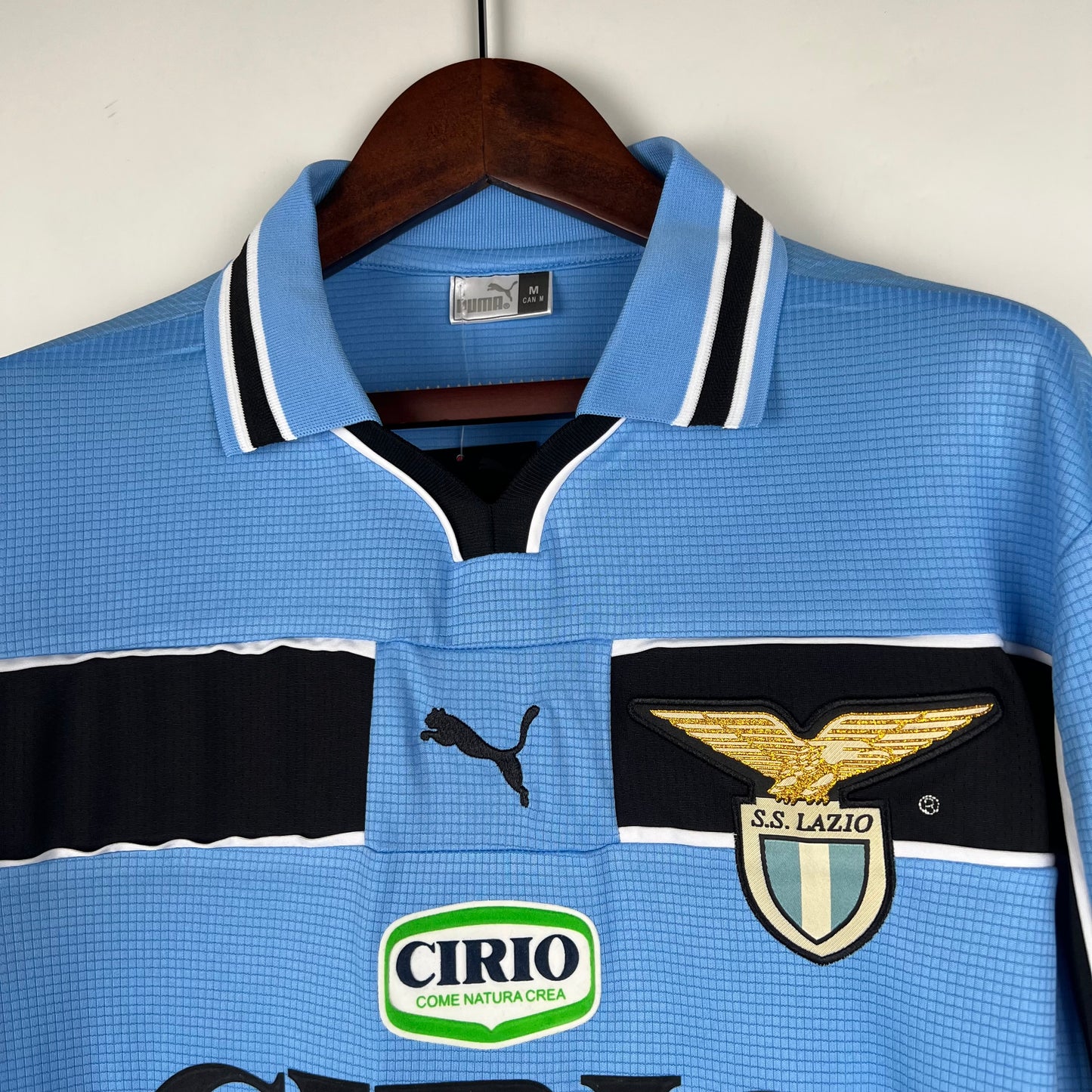 Camiseta Clásica SS Lazio Manga Larga 1998-99