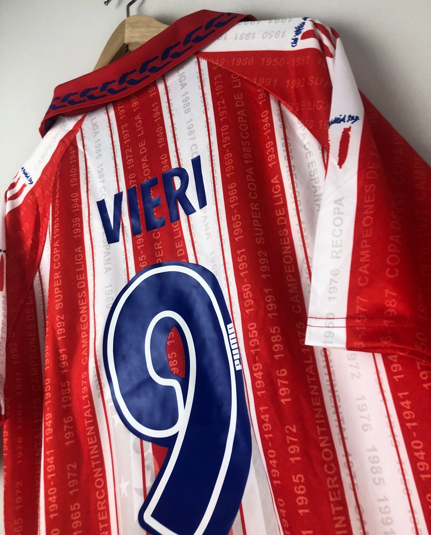 Camiseta Clásica Vieri Atlético de Madrid 1995