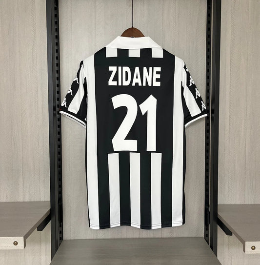 Camiseta Clásica Zidane Juventus de Turín 1999-00