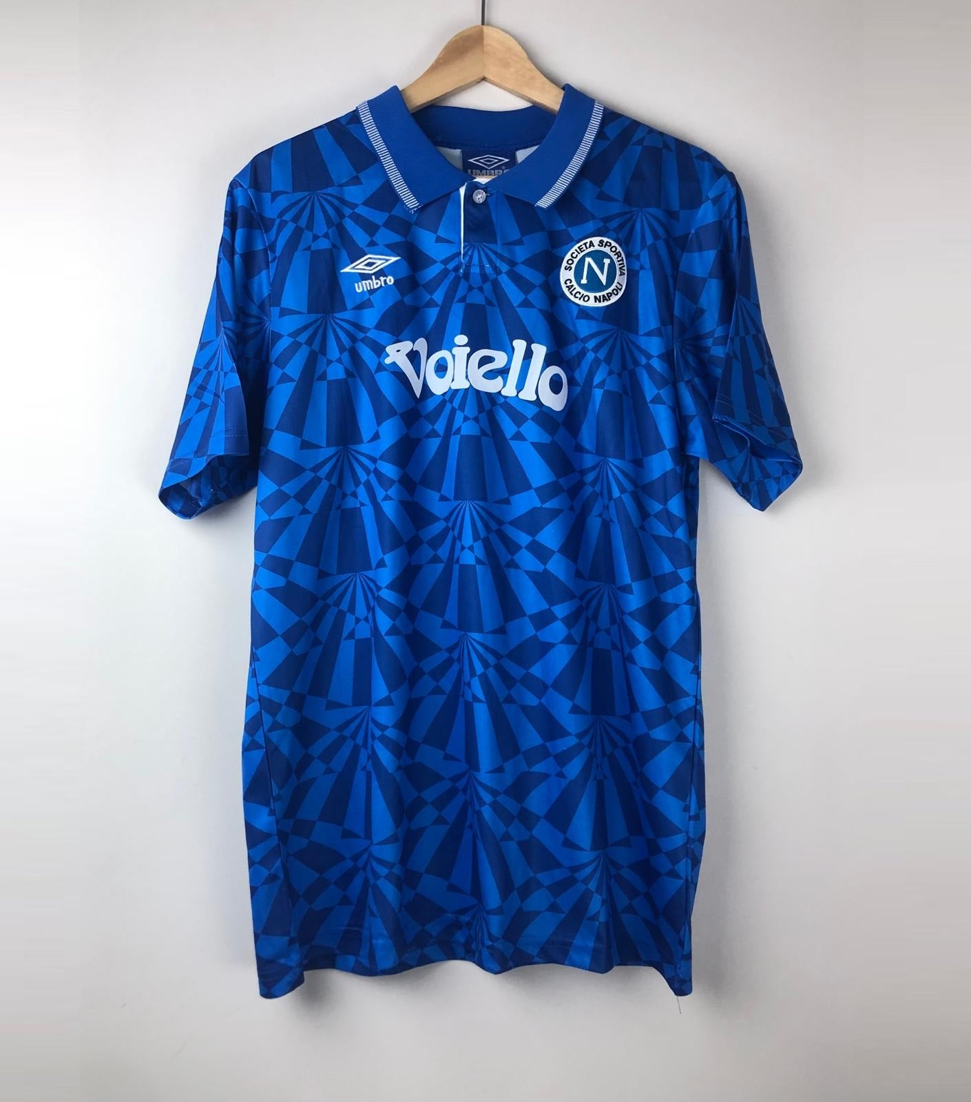 Camiseta Clásica Zola SSC Nápoles 1991-93