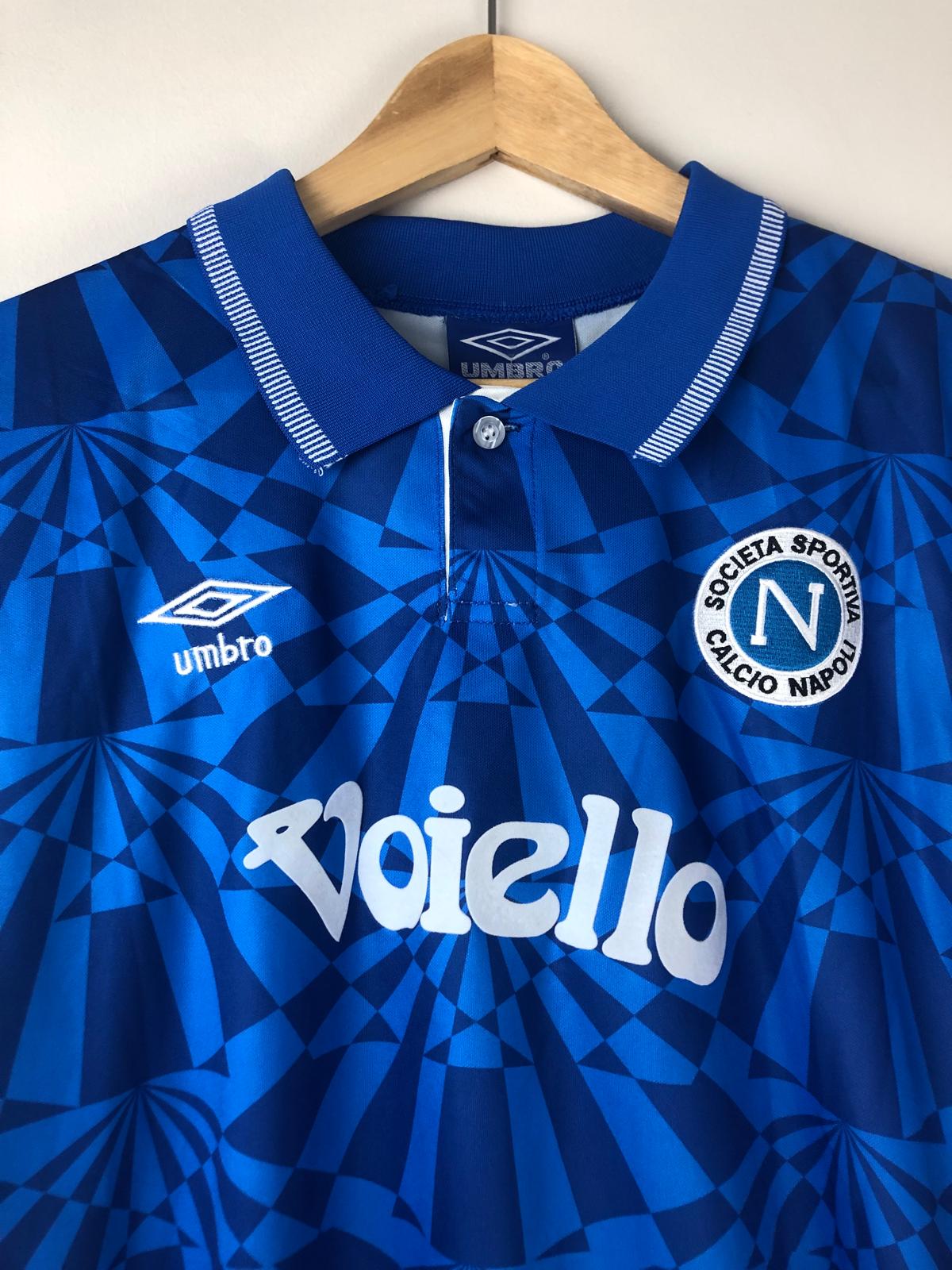 Camiseta Clásica Zola SSC Nápoles 1991-93