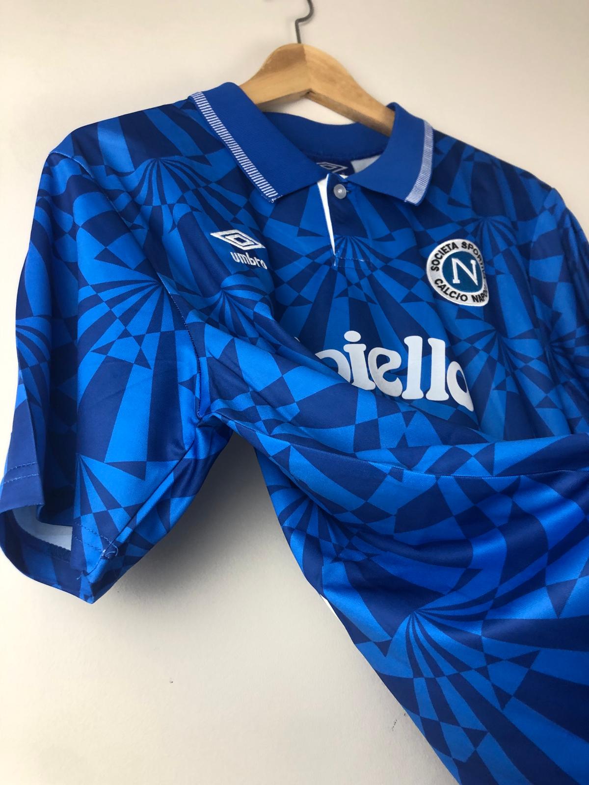 Camiseta Clásica Zola SSC Nápoles 1991-93