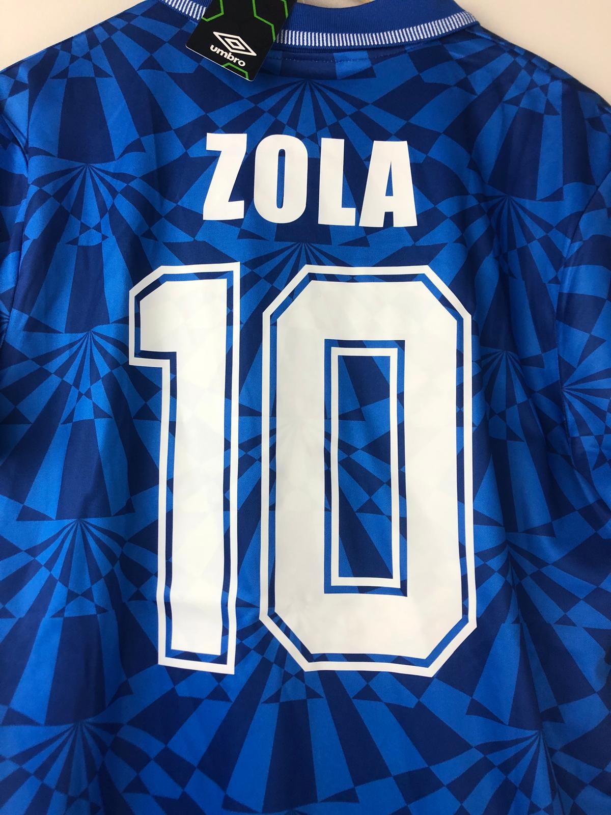Camiseta Clásica Zola SSC Nápoles 1991-93