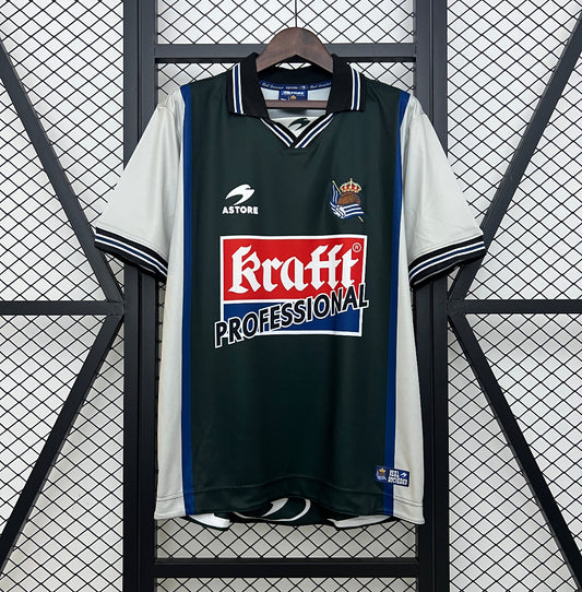 Camiseta Clásica Real Sociedad Visitante 2000-02
