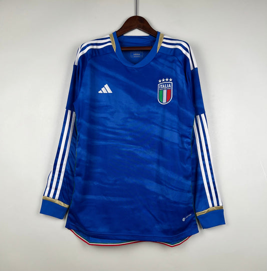 Camiseta Clásica Italia Manga Larga 2023